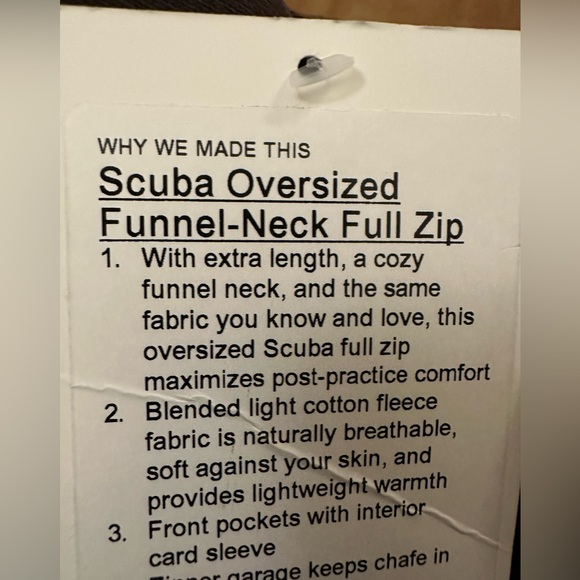 Lululemon Scuba Oversized Funnel-Neck Zip Up Hoodie size M/L - Picture 6 of 13